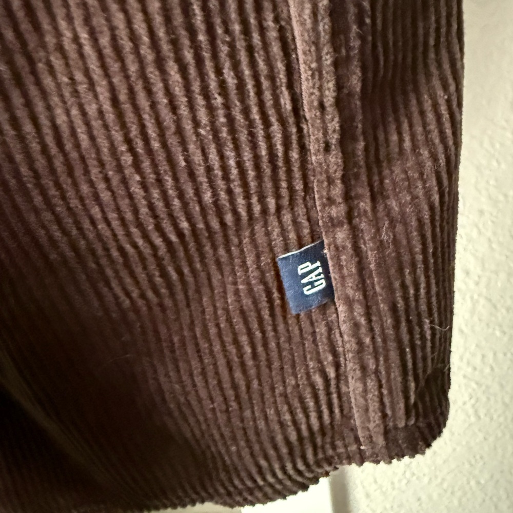 GAP Dark Brown Corduroy Shirt - Picture 4 of 6